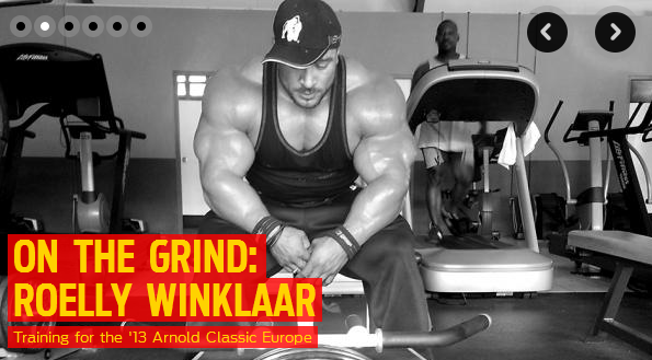 Roelly Winklaar Training for the '13 Arnold Classic Europe