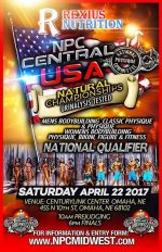 2017  NPC Central USA Natural Championships National Qualifier