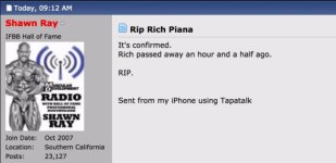 Rich Piana passes