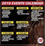 2019 bodybuilding Calendar