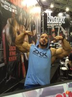 Zack khan at the 2014 arnold classic brazil expo