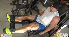 Steve kuclo trains legs before the 2014 mr olympia