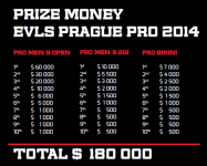 2014 prague pro prize money