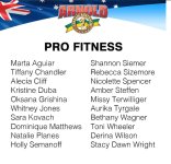 2017 Arnold Classic Pro Fitness Line Up